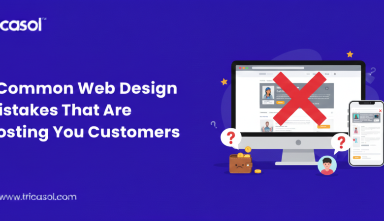 7 Common web design mistakes that are costing you customers