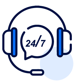 24/7 Support icon
